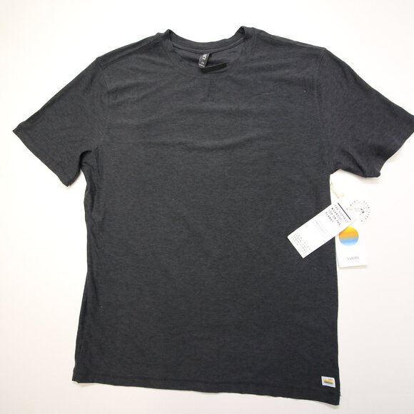 Vuori Other - Vuori Strato Tech Tee Mens Performance Charcoal Heather Gym Shirt Size M W/TAGS